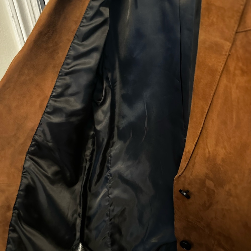 Mango Tan Suede Women's Blazer. Price is firm. NOT ACCEPTING OFFERS - Picture 12 of 16